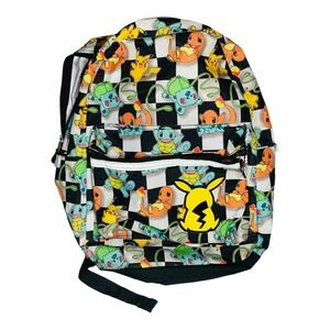 Pokémon Gotta Catch 'Em All 2018 Backpack Pikachu All Characters Black White